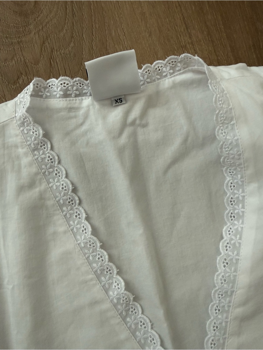 NEW Laneway The Label vintage cotton gown in white cotton midi dress - Picture 6 of 7